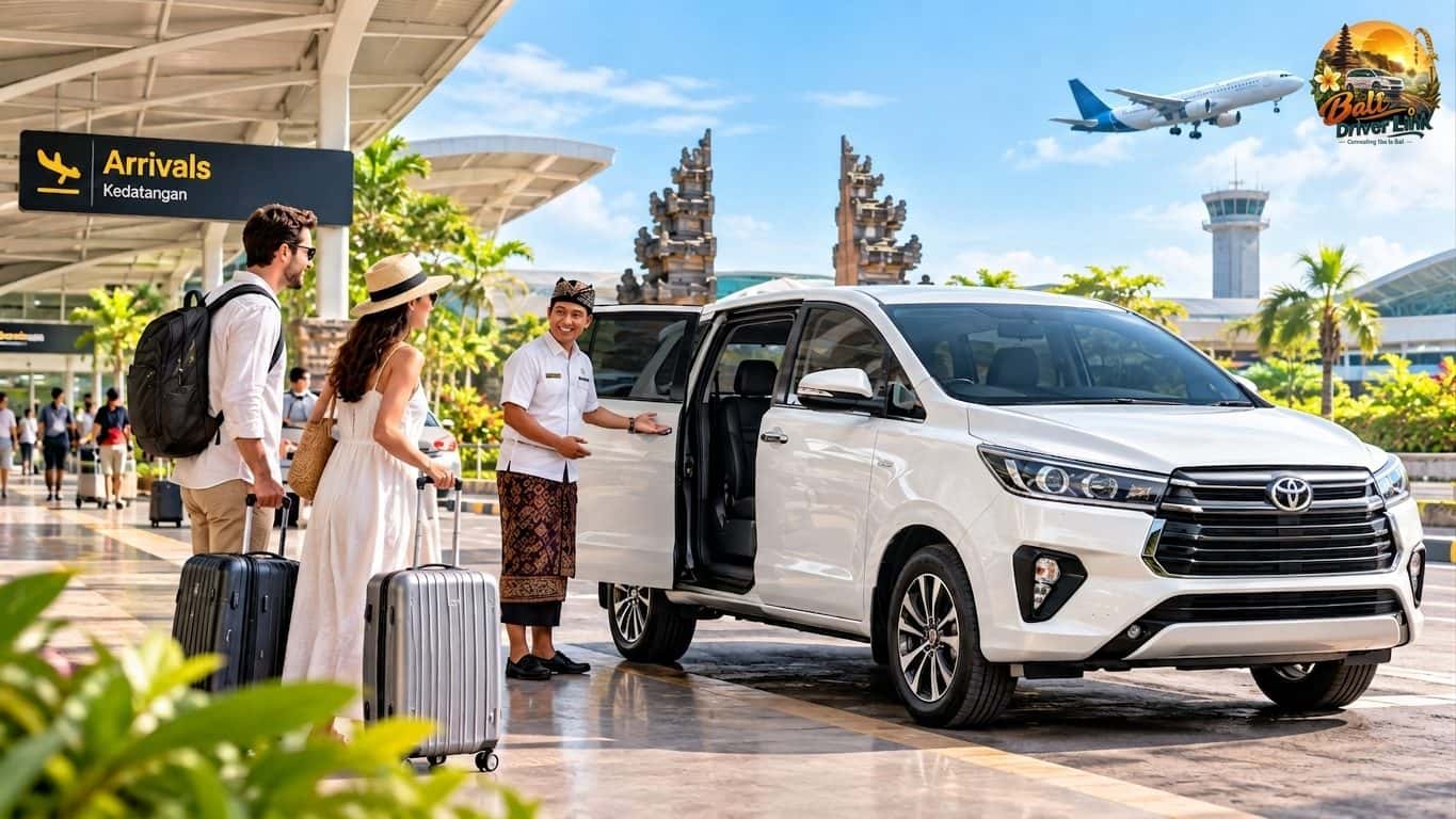 Private car with English-speaking driver for Bali airport transfers
