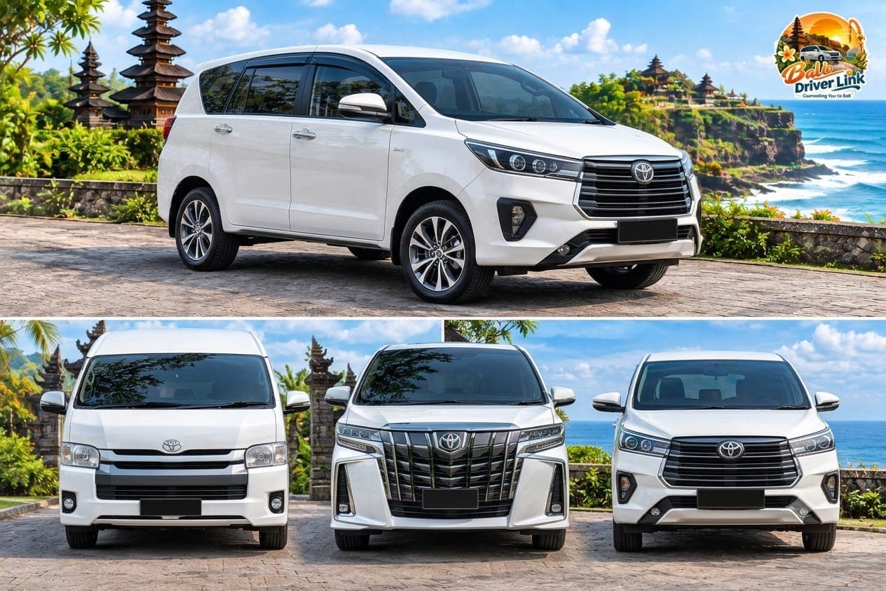Toyota Innova Reborn, Hiace and Alphard — Bali Driver Link elite cars